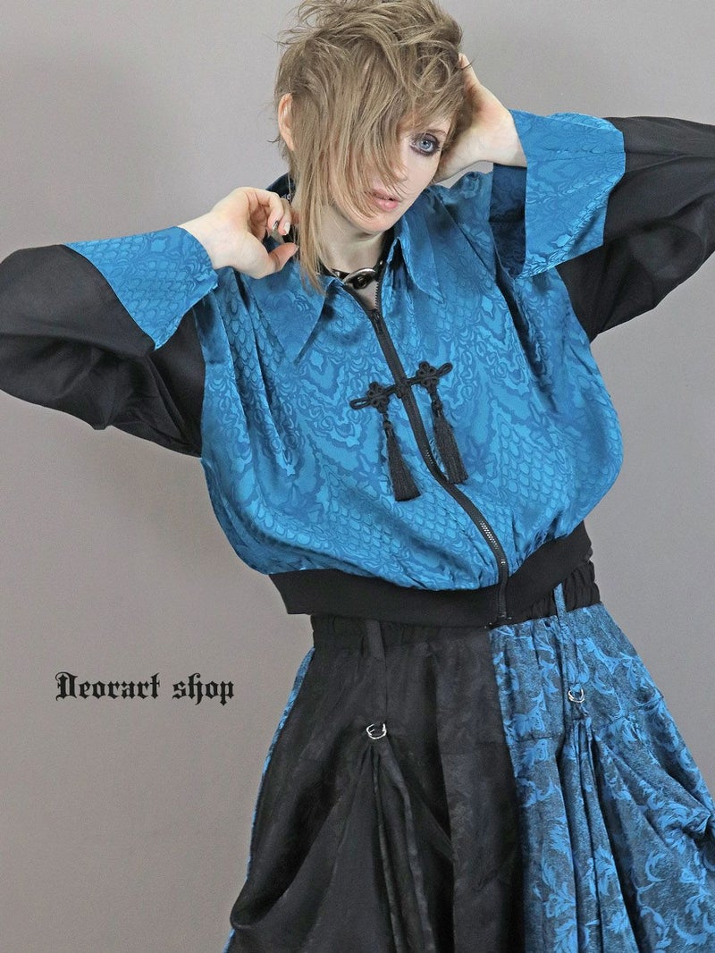 Deorart,ディオラート,地雷系,中華風,ネオチャイナ,和風,サイバー,原宿系,ジャージ,透け,シアー,V系,goth china,,emo,punk,rock,harajyuku ,ゴシック,モード,ファッション,服,通販