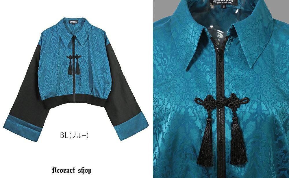 Deorart,ディオラート,地雷系,中華風,ネオチャイナ,和風,サイバー,原宿系,ジャージ,透け,シアー,V系,goth china,,emo,punk,rock,harajyuku ,ゴシック,モード,ファッション,服,通販