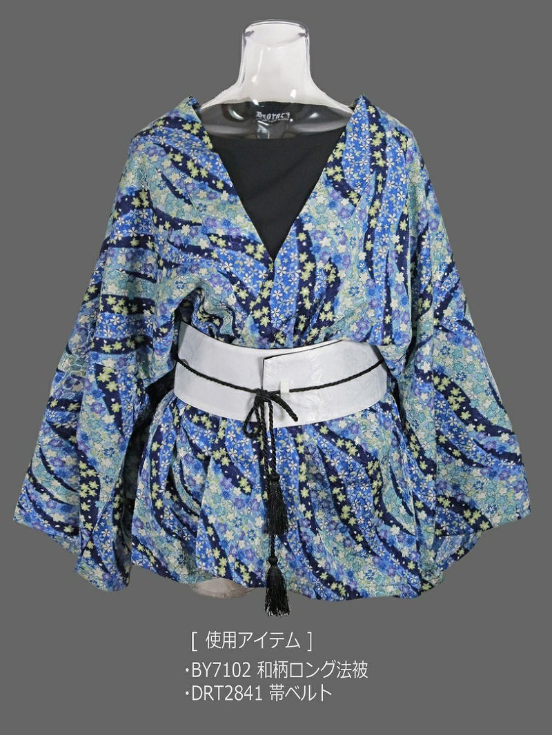 Deorart,ディオラート,和装,和柄,羽織り,浴衣,着物,赤,青,派手,ゴシック,和ゴス,コスプレ,衣装,, 地雷系,ライブ,V系,emo,Vrock,kimono,anime,fashion
