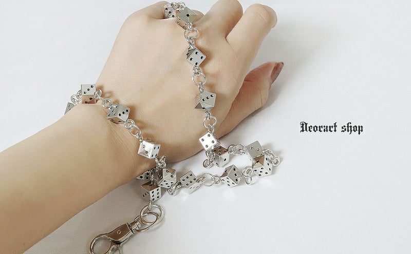 Deorart,ディオラート,サイコロ,ダイス,カジノ,トランプ,ウォレットチェーン,V系,ヴィジュアル系,サブカル,ファッション,連結,アーマーリング,メンズ,レディス,emo,Vrock,kimono,anime,fashion