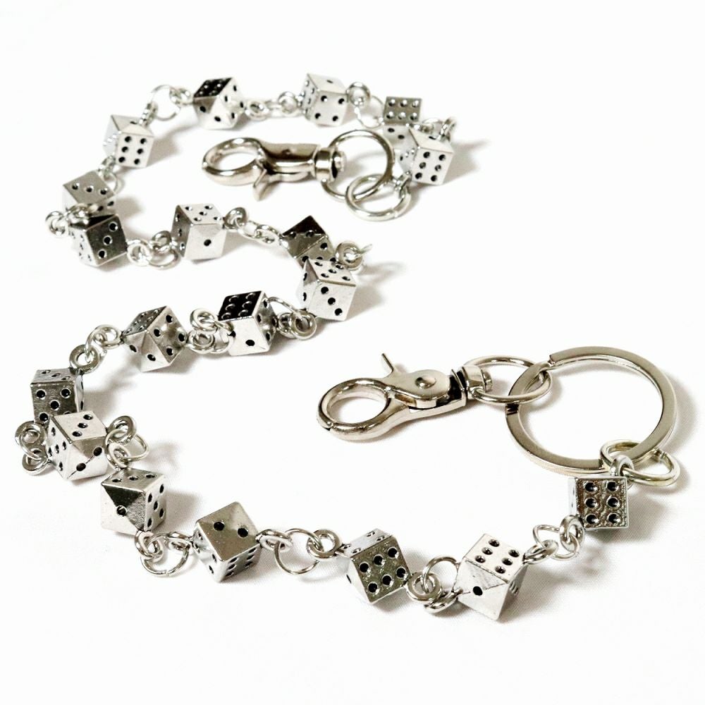 Deorart,ディオラート,サイコロ,ダイス,カジノ,トランプ,ウォレットチェーン,V系,ヴィジュアル系,サブカル,ファッション,連結,アーマーリング,メンズ,レディス,emo,Vrock,kimono,anime,fashion