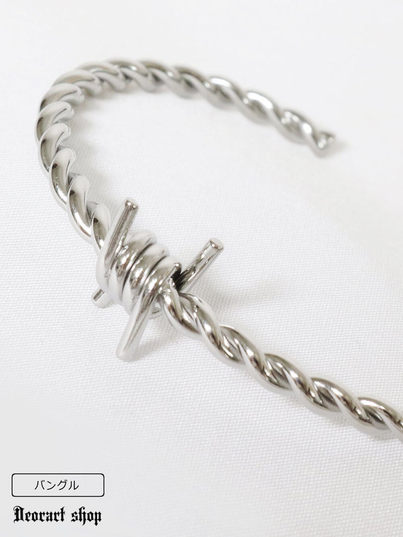 Deorart,ディオラート,有刺鉄線,スタッズ,バングル,腕輪,重ね付け,V系,ヴィジュアル系,サブカル,ファッション,連結,アーマーリング,メンズ,レディス ,emo,Vrock,kimono,anime,fashion