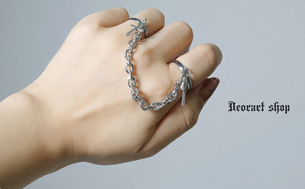 Deorart,ディオラート,十字架,指輪,V系,ヴィジュアル系,サブカル,ファッション,連結,アーマーリング,メンズ,レディス