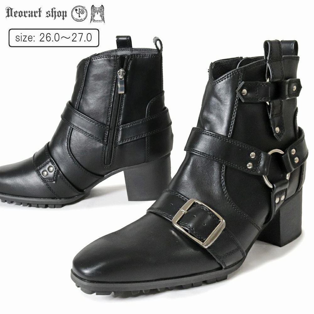 Deorart,ディオラート,ポインテッドトゥ,とんがり,メンズ,ショートブーツ,ヴィジュアル系,V系,ホスト,バンド,パンクロック,地雷系,サブカル,シューズ,靴,衣装,大きいサイズ,emo,fashion,shoes,Japan,Vkei,kawaii,cawaii