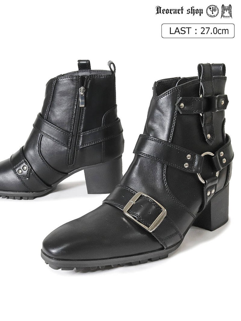 Deorart,ディオラート,ポインテッドトゥ,とんがり,メンズ,ショートブーツ,ヴィジュアル系,V系,ホスト,バンド,パンクロック,地雷系,サブカル,シューズ,靴,衣装,大きいサイズ,emo,fashion,shoes,Japan,Vkei,kawaii,cawaii