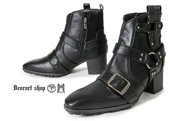 Deorart,ディオラート,ポインテッドトゥ,とんがり,メンズ,ショートブーツ,ヴィジュアル系,V系,ホスト,バンド,パンクロック,地雷系,サブカル,シューズ,靴,衣装,大きいサイズ,emo,fashion,shoes,Japan,Vkei,kawaii,cawaii