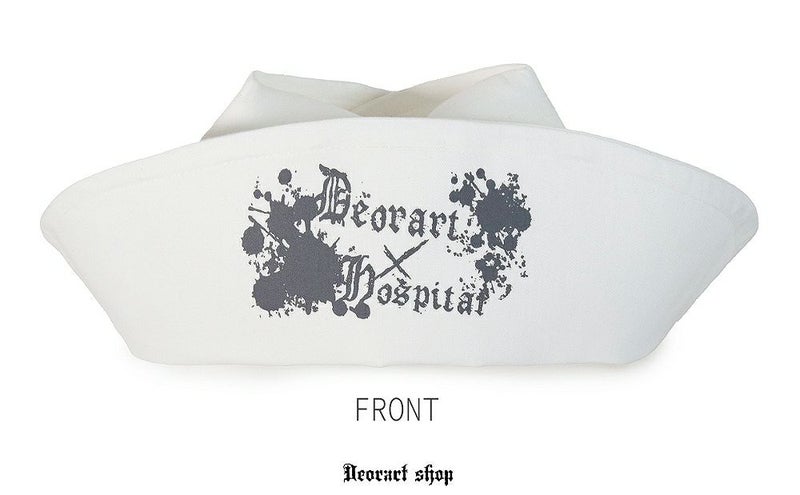 Deorart,ディオラート,ハロウィン・コスプレ・ナースキャップ・ナースハット,病院,ゾンビ,テーマパークコーデ,ホラー・衣装・大人・メンズ・レディス,包帯,ナースコーデ,ドクター,注射器,医者,白衣,マッドサイエンティスト,通販,地雷系,,V系,ヴィジュアル系,男,ファッション,mad scientist,emo,fashion