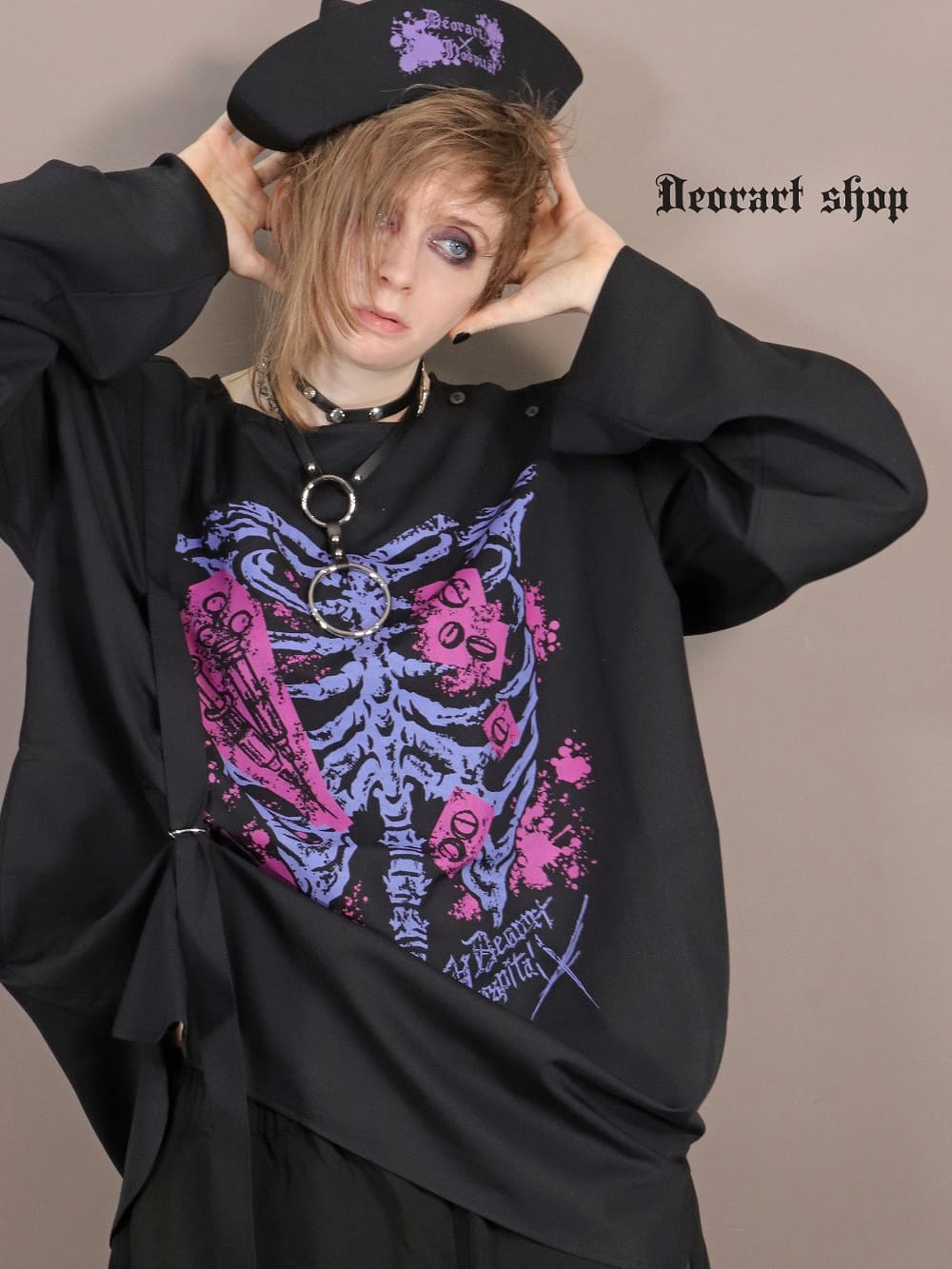 Deorart,ディオラート,ハロウィン・コスプレ・ナースキャップ・ナースハット,病院,ゾンビ,テーマパークコーデ,ホラー・衣装・大人・メンズ・レディス,包帯,ナースコーデ,ドクター,注射器,医者,白衣,マッドサイエンティスト,通販,地雷系,,V系,ヴィジュアル系,男,ファッション,mad scientist,emo,fashion