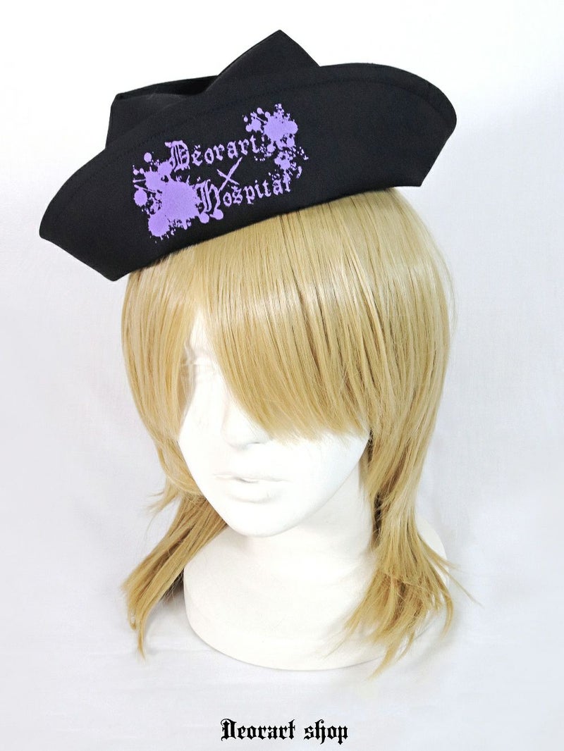 Deorart,ディオラート,ハロウィン・コスプレ・ナースキャップ・ナースハット,病院,ゾンビ,テーマパークコーデ,ホラー・衣装・大人・メンズ・レディス,包帯,ナースコーデ,ドクター,注射器,医者,白衣,マッドサイエンティスト,通販,地雷系,,V系,ヴィジュアル系,男,ファッション,mad scientist,emo,fashion