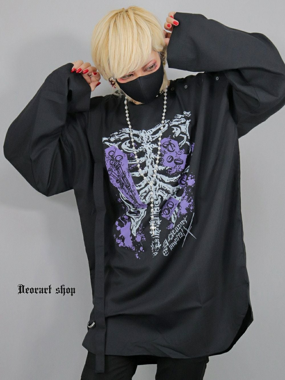 Deorart,ディオラート,ハロウィン・コスプレ・ナース・病院・ゾンビ・テーマパークコーデ・ホラー・衣装・大人・メンズ・レディス,包帯,ナースコーデ,ドクター,注射器,聴診器,プリント,医者,白衣,マッドサイエンティスト,,ゴスロリ,通販,地雷系,,V系,ヴィジュアル系,男,ファッション,mad scientist,emo,fashion