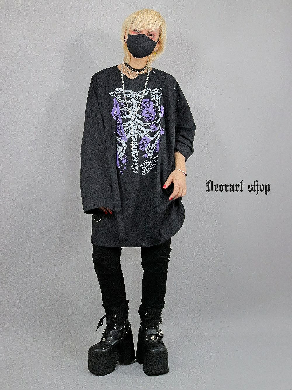 Deorart,ディオラート,ハロウィン・コスプレ・ナース・病院・ゾンビ・テーマパークコーデ・ホラー・衣装・大人・メンズ・レディス,包帯,ナースコーデ,ドクター,注射器,聴診器,プリント,医者,白衣,マッドサイエンティスト,,ゴスロリ,通販,地雷系,,V系,ヴィジュアル系,男,ファッション,mad scientist,emo,fashion