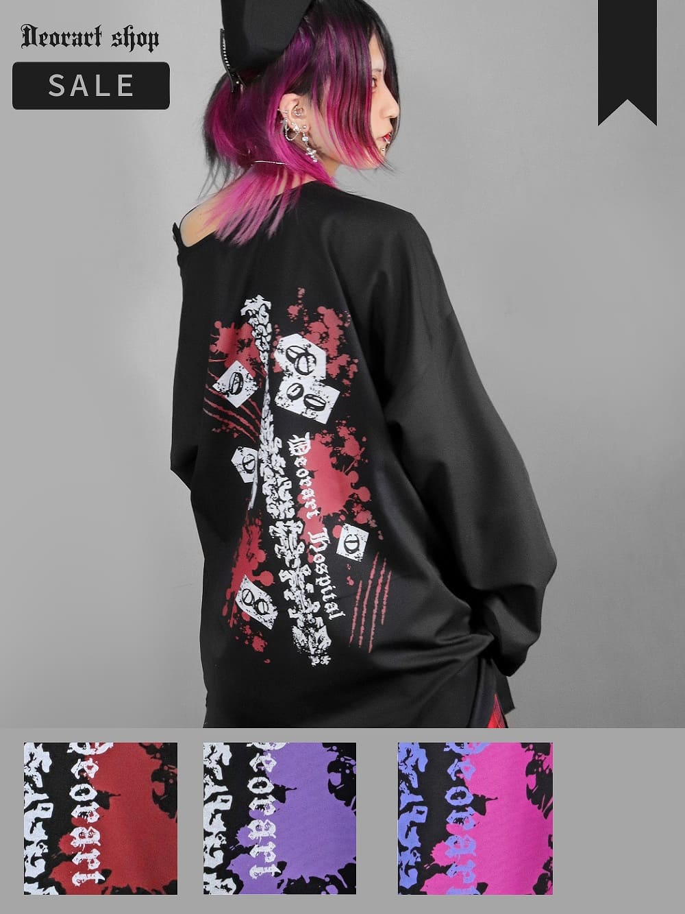 Deorart,ディオラート,ナースキャップ,病院風コーデ,血まみれ,包帯,ナースコーデ,ドクター,注射器,聴診器,プリント,医者,白衣,マッドサイエンティスト,コスプレ,ゴスロリ,通販,地雷系,ハロウィン,衣装,バンド,コンカフェ,V系,ヴィジュアル系,男,メンズ,レディース,ファッション,mad scientist,emo,fashion