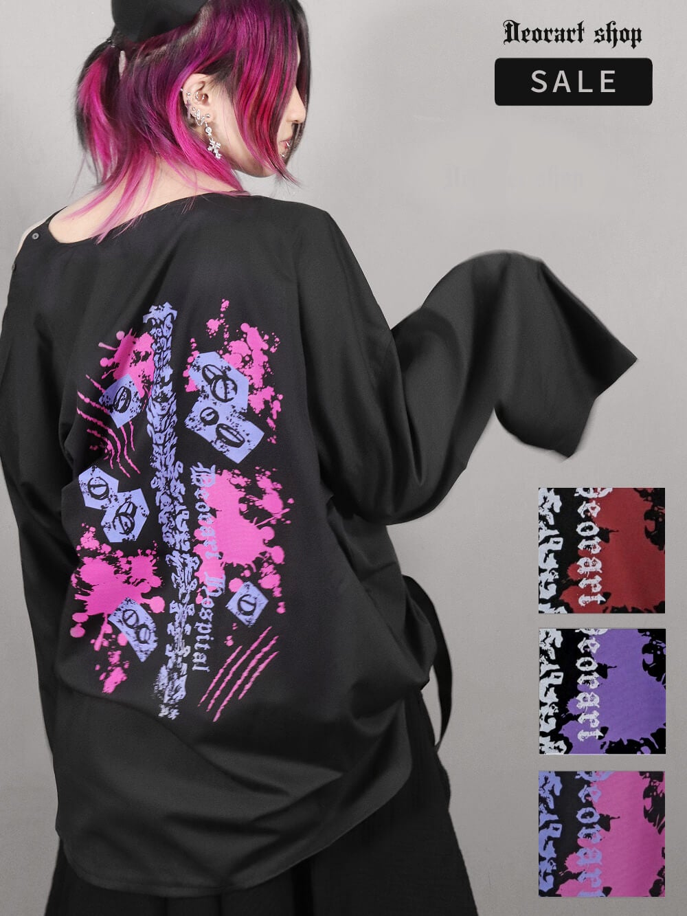 Deorart,ディオラート,ナースキャップ,病院風コーデ,血まみれ,包帯,ナースコーデ,ドクター,注射器,聴診器,プリント,医者,白衣,マッドサイエンティスト,コスプレ,ゴスロリ,通販,地雷系,ハロウィン,衣装,バンド,コンカフェ,V系,ヴィジュアル系,男,メンズ,レディース,ファッション,mad scientist,emo,fashion