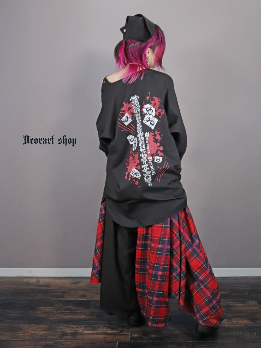 Deorart,ディオラート,ナースキャップ,病院風コーデ,血まみれ,包帯,ナースコーデ,ドクター,注射器,聴診器,プリント,医者,白衣,マッドサイエンティスト,コスプレ,ゴスロリ,通販,地雷系,ハロウィン,衣装,バンド,コンカフェ,V系,ヴィジュアル系,男,メンズ,レディース,ファッション,mad scientist,emo,fashion