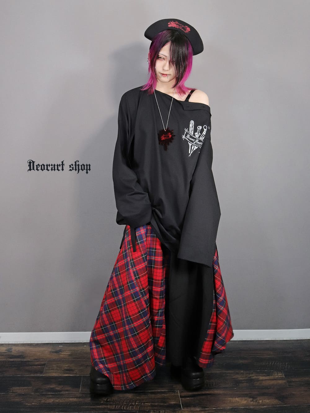 Deorart,ディオラート,ナースキャップ,病院風コーデ,血まみれ,包帯,ナースコーデ,ドクター,注射器,聴診器,プリント,医者,白衣,マッドサイエンティスト,コスプレ,ゴスロリ,通販,地雷系,ハロウィン,衣装,バンド,コンカフェ,V系,ヴィジュアル系,男,メンズ,レディース,ファッション,mad scientist,emo,fashion