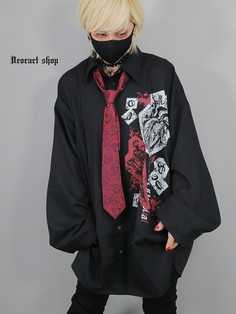 Deorart,ディオラート,病院風コーデ,血まみれ,包帯,ナースコーデ,ドクター,注射器,聴診器,プリント,医者,白衣,マッドサイエンティスト,ホラー,コスプレ,ゴスロリ,通販,地雷系,ハロウィン,衣装,バンド,コンカフェ,V系,ヴィジュアル系,男,メンズ,レディース,ファッション,mad scientist,emo,fashion