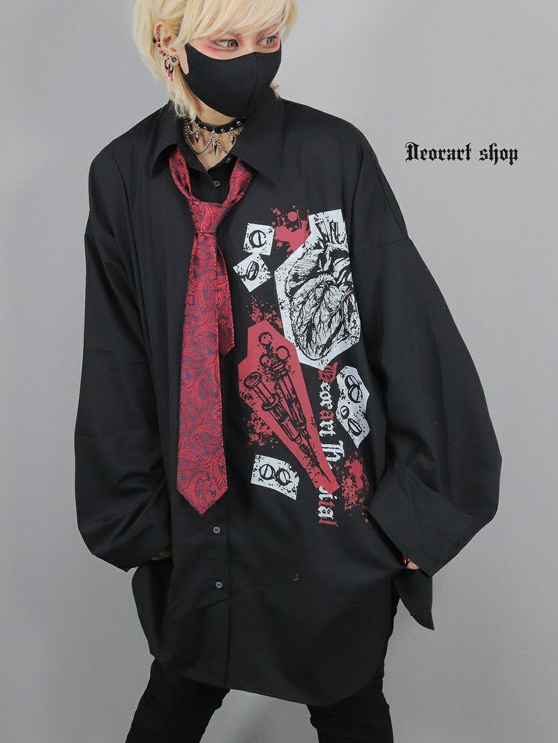 Deorart,ディオラート,病院風コーデ,血まみれ,包帯,ナースコーデ,ドクター,注射器,聴診器,プリント,医者,白衣,マッドサイエンティスト,ホラー,コスプレ,ゴスロリ,通販,地雷系,ハロウィン,衣装,バンド,コンカフェ,V系,ヴィジュアル系,男,メンズ,レディース,ファッション,mad scientist,emo,fashion