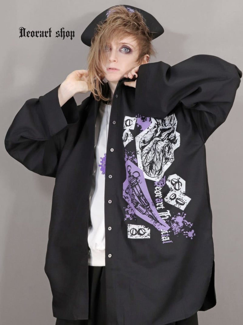 Deorart,ディオラート,病院風コーデ,血まみれ,包帯,ナースコーデ,ドクター,注射器,聴診器,プリント,医者,白衣,マッドサイエンティスト,ホラー,コスプレ,ゴスロリ,通販,地雷系,ハロウィン,衣装,バンド,コンカフェ,V系,ヴィジュアル系,男,メンズ,レディース,ファッション,mad scientist,emo,fashion