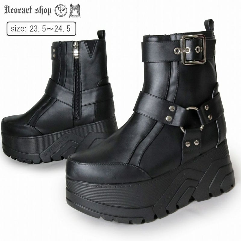 Deorart,ディオラート,通販,シューズ,厚底ブーツ,ショートブーツ,かっこいい,かわいい,レディース,ゴシックファッション,V系ファッション,地雷系女子,地雷系男子,歩きやすい,ベルト付,疲れにくい