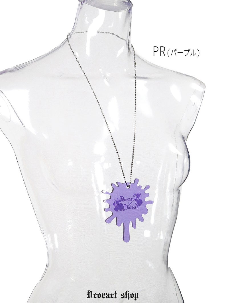 Deorart,ディオラート,アクリルネックレス,大きめ,モチーフ,ペンダント,病院モチーフ,血,闇,悪魔,病み,メンヘラ,アクセサリー,V系,ヴィジュアル系,サブカル,地雷系,大人,オカルト,ホラー,ゾンビ,メンズ,レディス,necklace,pendant,Jrock,anime,harajyuku,japan,kanji,emo,punk,rock,dark,