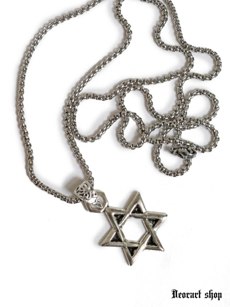 Deorart,ディオラート,ゴシック,パンクロック,オカルト,ネックレス,チョーカー,六芒星,タロット,ヘキサグラム,pendant,necklace,cult,Jrock,emo,fashion,accessory,japan,anime,Vkei,