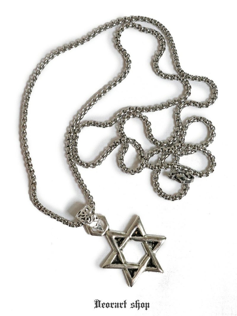 Deorart,ディオラート,ゴシック,パンクロック,オカルト,ネックレス,チョーカー,六芒星,タロット,ヘキサグラム,pendant,necklace,cult,Jrock,emo,fashion,accessory,japan,anime,Vkei,
