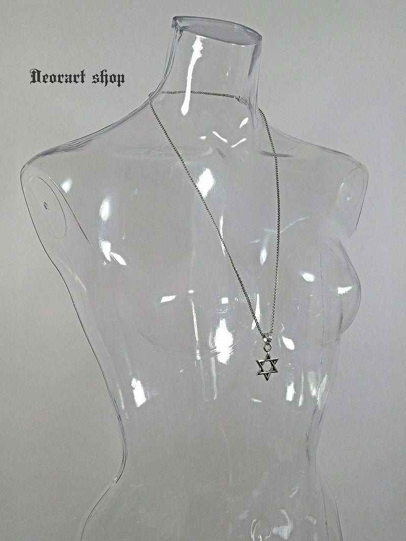 Deorart,ディオラート,ゴシック,パンクロック,オカルト,ネックレス,チョーカー,六芒星,タロット,ヘキサグラム,pendant,necklace,cult,Jrock,emo,fashion,accessory,japan,anime,Vkei,