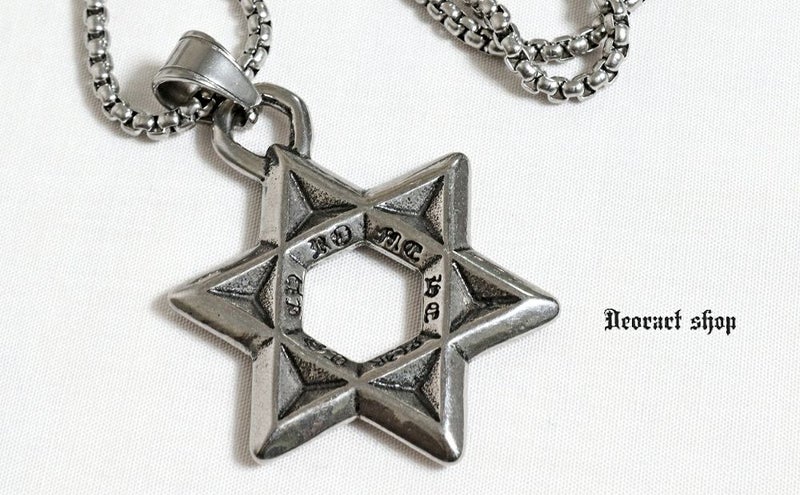 Deorart,ディオラート,ゴシック,パンクロック,オカルト,ネックレス,チョーカー,六芒星,タロット,ヘキサグラム,pendant,necklace,cult,Jrock,emo,fashion,accessory,japan,anime,Vkei,