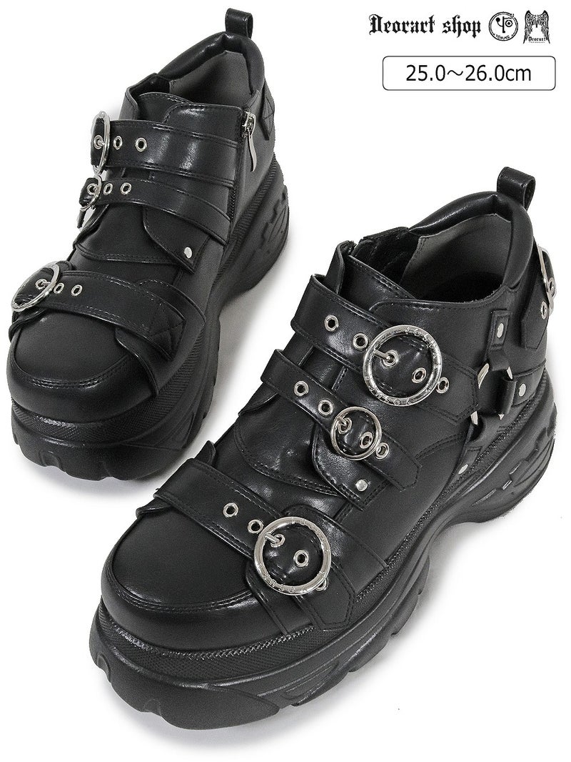 Deorart,ディオラート,通販,ベルト,Oリング,ハーネス,ハトメ,シューズ,厚底ブーツ,ショートブーツ,かっこいい,かわいい,レディース,ゴシックファッション,V系ファッション,地雷系女子,地雷系男子,歩きやすい,ベルト付,疲れにくい