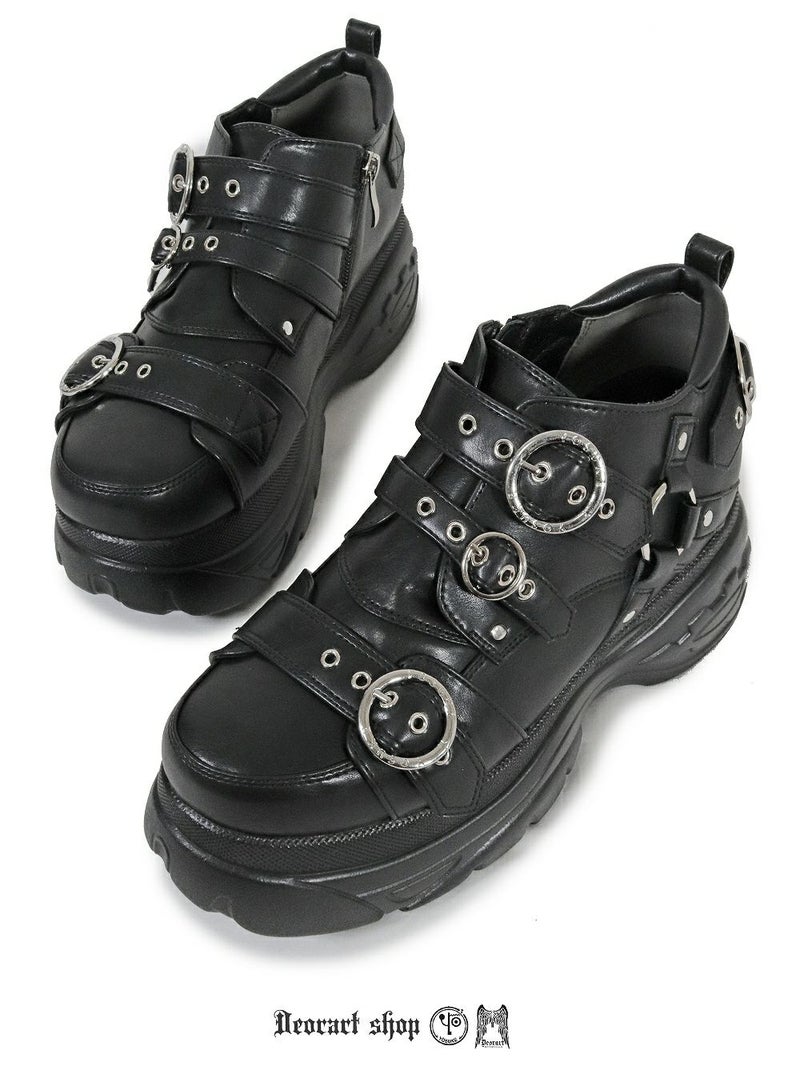 Deorart,ディオラート,通販,ベルト,Oリング,ハーネス,ハトメ,シューズ,厚底ブーツ,ショートブーツ,かっこいい,かわいい,レディース,ゴシックファッション,V系ファッション,地雷系女子,地雷系男子,歩きやすい,ベルト付,疲れにくい