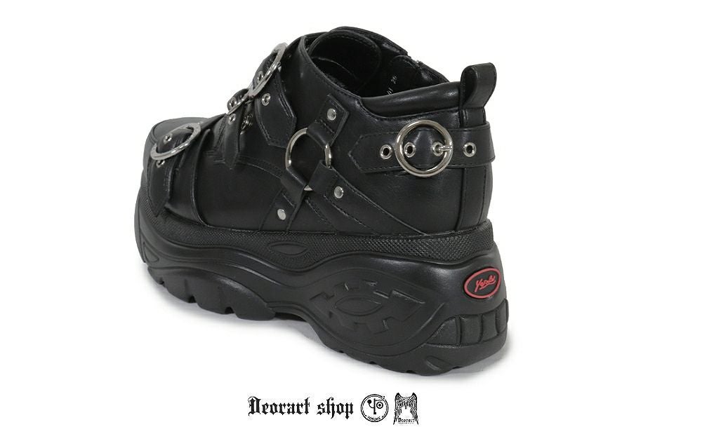 Deorart,ディオラート,通販,ベルト,Oリング,ハーネス,ハトメ,シューズ,厚底ブーツ,ショートブーツ,かっこいい,かわいい,レディース,ゴシックファッション,V系ファッション,地雷系女子,地雷系男子,歩きやすい,ベルト付,疲れにくい