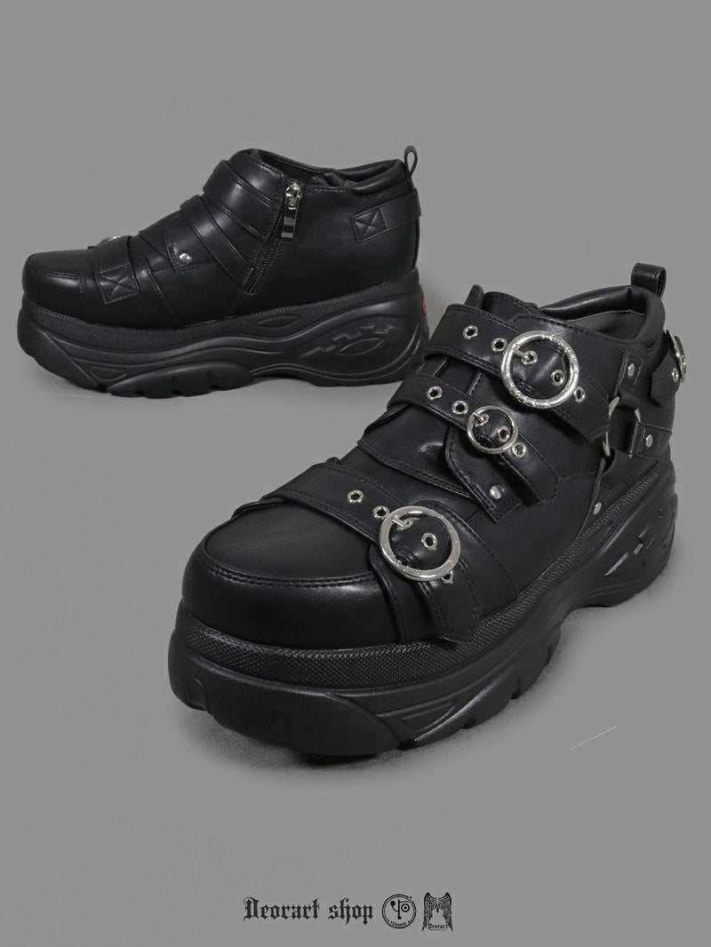 Deorart,ディオラート,通販,ベルト,Oリング,ハーネス,ハトメ,シューズ,厚底ブーツ,ショートブーツ,かっこいい,かわいい,レディース,ゴシックファッション,V系ファッション,地雷系女子,地雷系男子,歩きやすい,ベルト付,疲れにくい