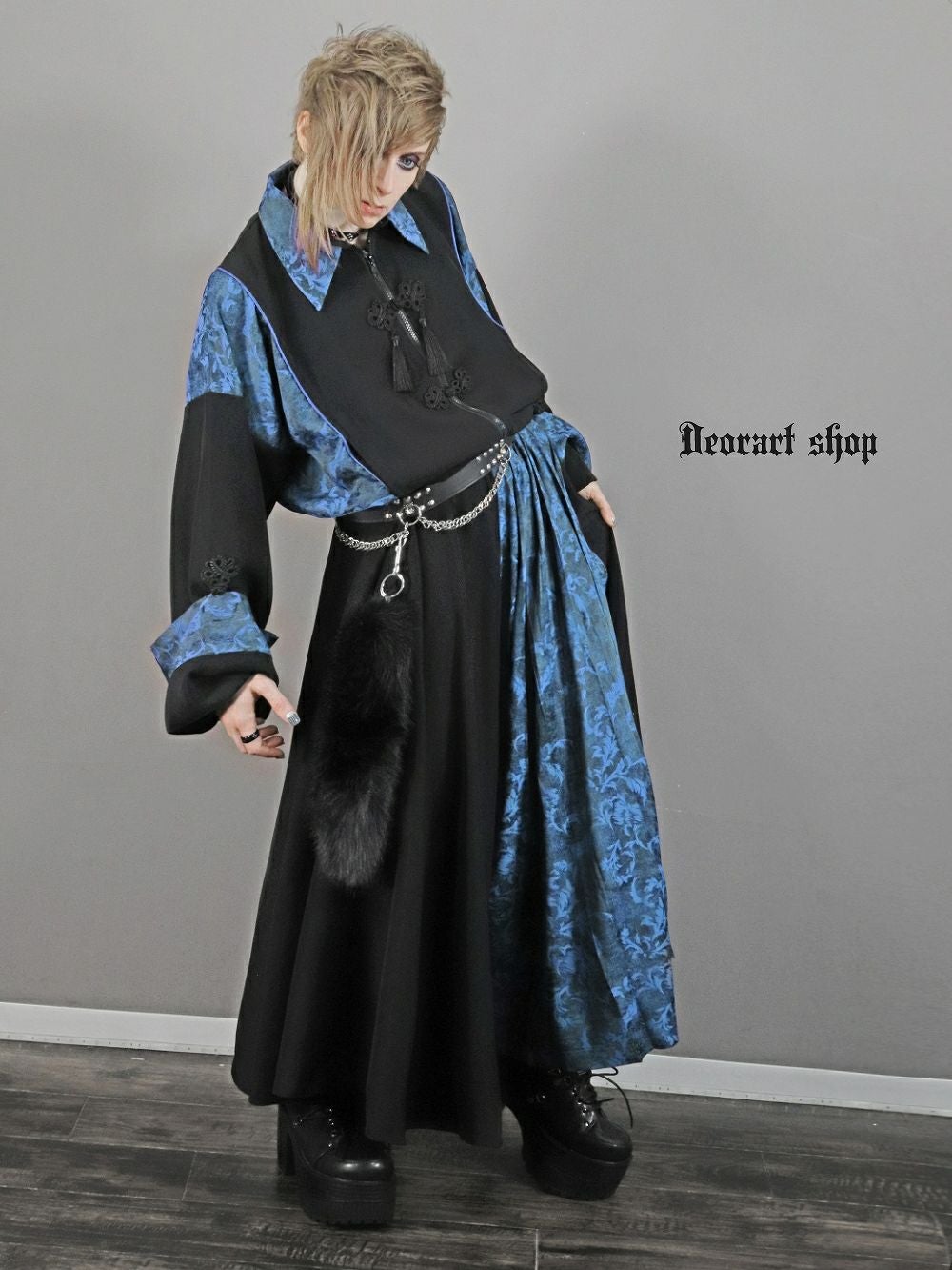 Deorart,ディオラート,モード,ゴシック,中華柄,新中式,チャイナコーデ,サイバー,セットアップ,ハロウィン,ファッション,和装,妖怪,着物風,V系,ヴィジュアル系,大人,ライブ,ファッション,衣装,メンズ,レディス,通販,Vkei,anime,goth,emo,fashion,japan,kimono,Jrock,