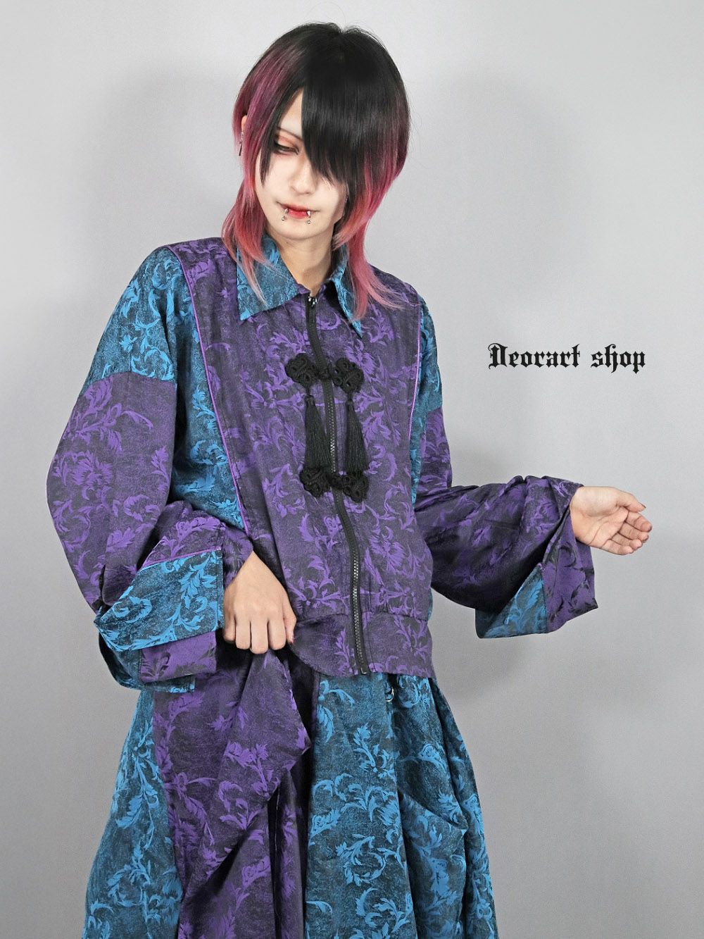 Deorart,ディオラート,モード,ゴシック,中華柄,新中式,チャイナコーデ,サイバー,セットアップ,ハロウィン,ファッション,和装,妖怪,着物風,V系,ヴィジュアル系,大人,ライブ,ファッション,衣装,メンズ,レディス,通販,Vkei,anime,goth,emo,fashion,japan,kimono,Jrock,