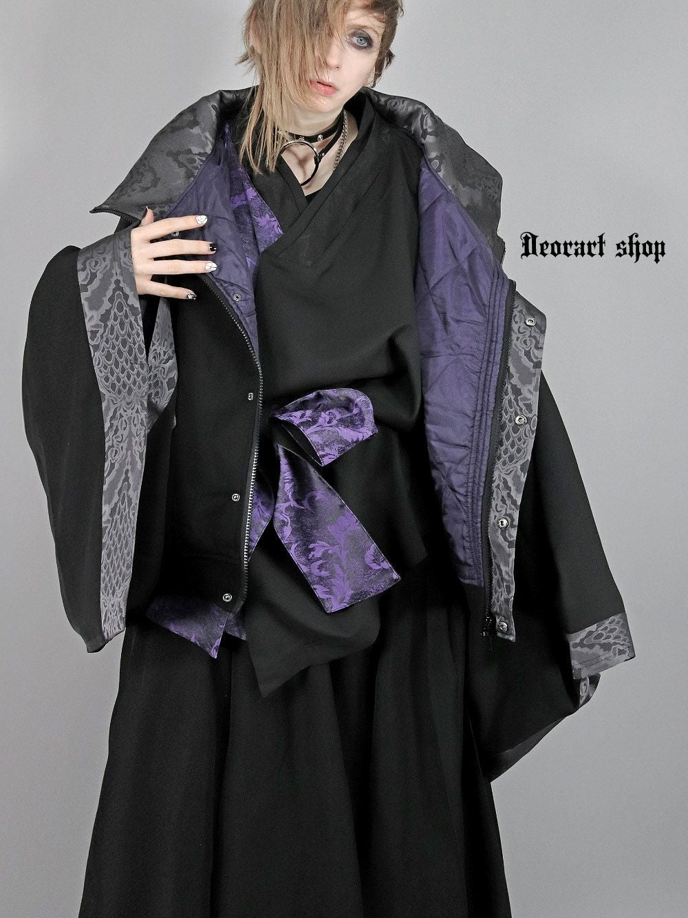 Deorart,ディオラート,モード,ゴシック,着物袖,浴衣,中華柄,新中式,チャイナコーデ,サイバー,セットアップ,ハロウィン,ファッション,和装,妖怪,着物風,V系,ヴィジュアル系,大人,ライブ,ファッション,衣装,メンズ,レディス,通販,Vkei,anime,goth,emo,fashion,japan,kimono,Jrock,