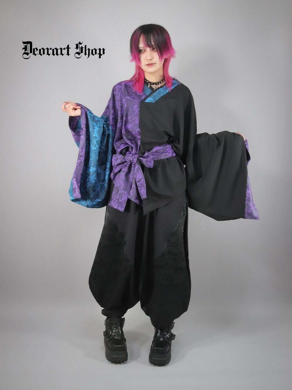 Deorart,ディオラート,モード,ゴシック,着物袖,浴衣,中華柄,新中式,チャイナコーデ,サイバー,セットアップ,ハロウィン,ファッション,和装,妖怪,着物風,V系,ヴィジュアル系,大人,ライブ,ファッション,衣装,メンズ,レディス,通販,Vkei,anime,goth,emo,fashion,japan,kimono,Jrock,