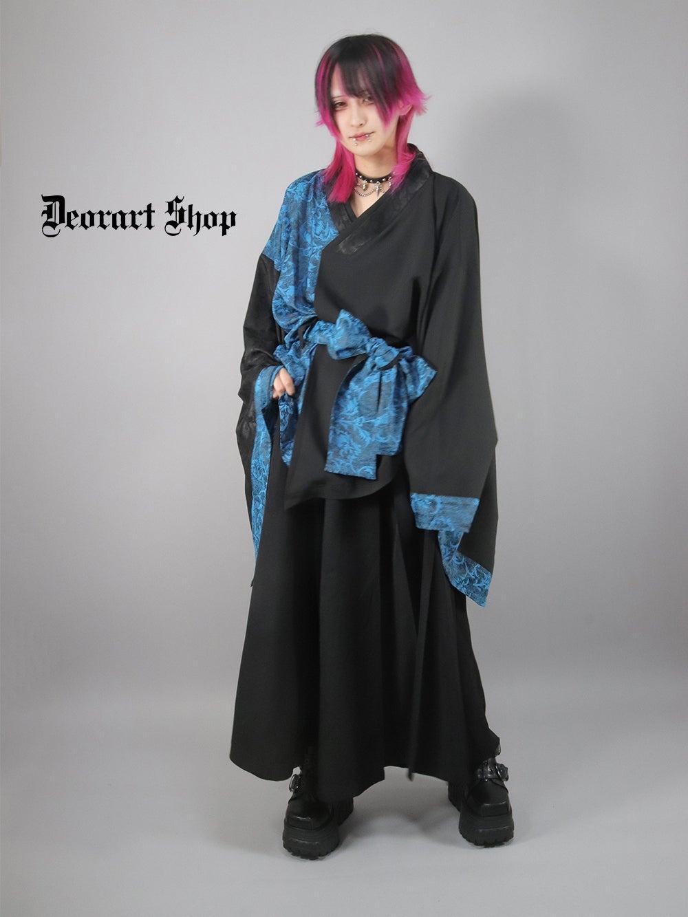 Deorart,ディオラート,モード,ゴシック,着物袖,浴衣,中華柄,新中式,チャイナコーデ,サイバー,セットアップ,ハロウィン,ファッション,和装,妖怪,着物風,V系,ヴィジュアル系,大人,ライブ,ファッション,衣装,メンズ,レディス,通販,Vkei,anime,goth,emo,fashion,japan,kimono,Jrock,