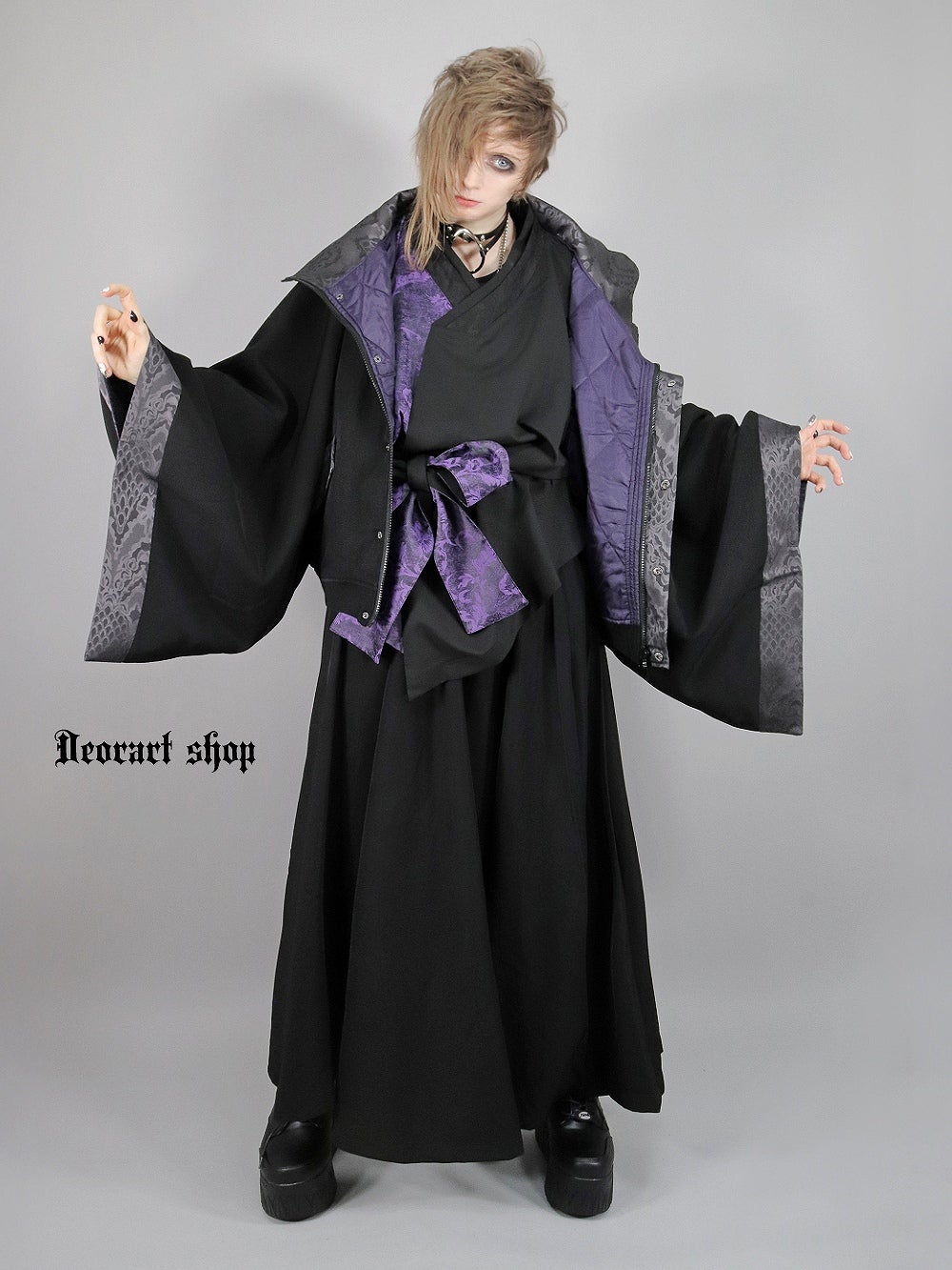 Deorart,ディオラート,モード,ゴシック,着物袖,浴衣,中華柄,新中式,チャイナコーデ,サイバー,セットアップ,ハロウィン,ファッション,和装,妖怪,着物風,V系,ヴィジュアル系,大人,ライブ,ファッション,衣装,メンズ,レディス,通販,Vkei,anime,goth,emo,fashion,japan,kimono,Jrock,