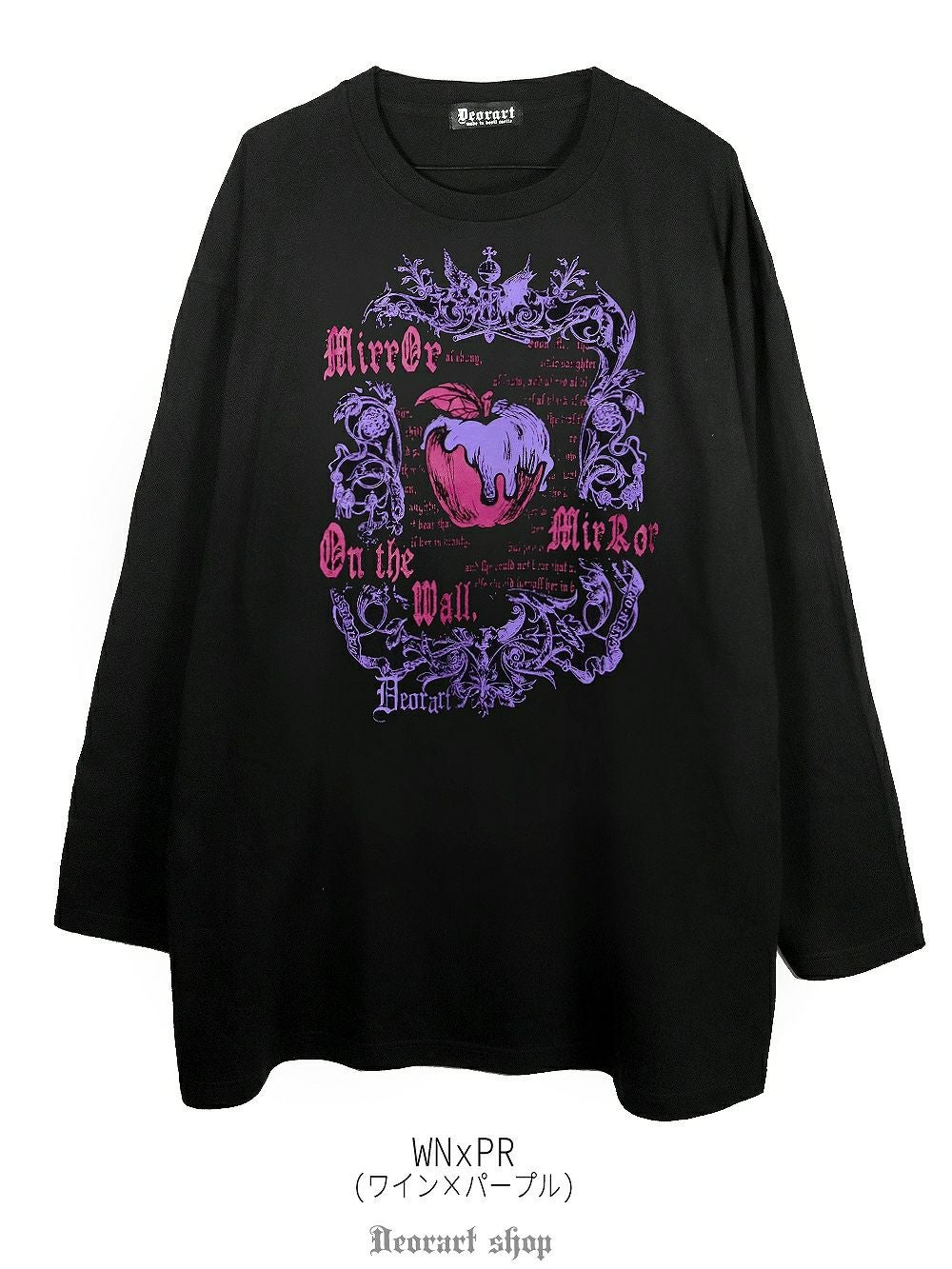 Deorart,ディオラート,Tシャツ,長袖,ロンT,ゴスパン,Y2K,V系,ヴィジュアル系,地雷系,パンクロック,emo,rock,fashion