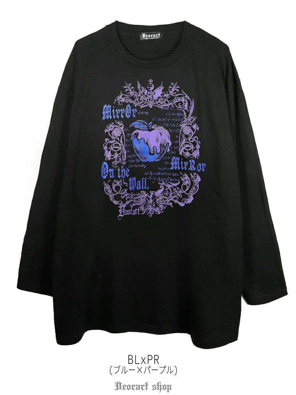 Deorart,ディオラート,Tシャツ,長袖,ロンT,ゴスパン,Y2K,V系,ヴィジュアル系,地雷系,パンクロック,emo,rock,fashion