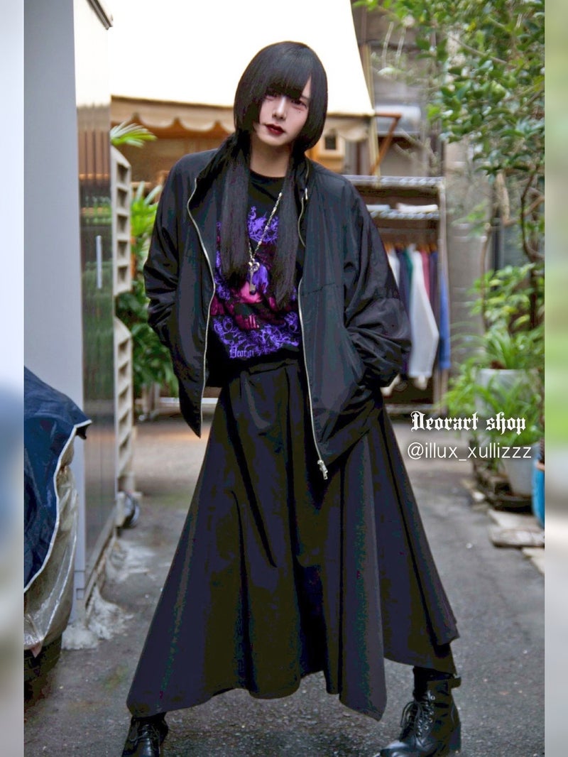 Deorart,ディオラート,Tシャツ,長袖,ロンT,ゴスパン,Y2K,V系,ヴィジュアル系,地雷系,パンクロック,emo,rock,fashion