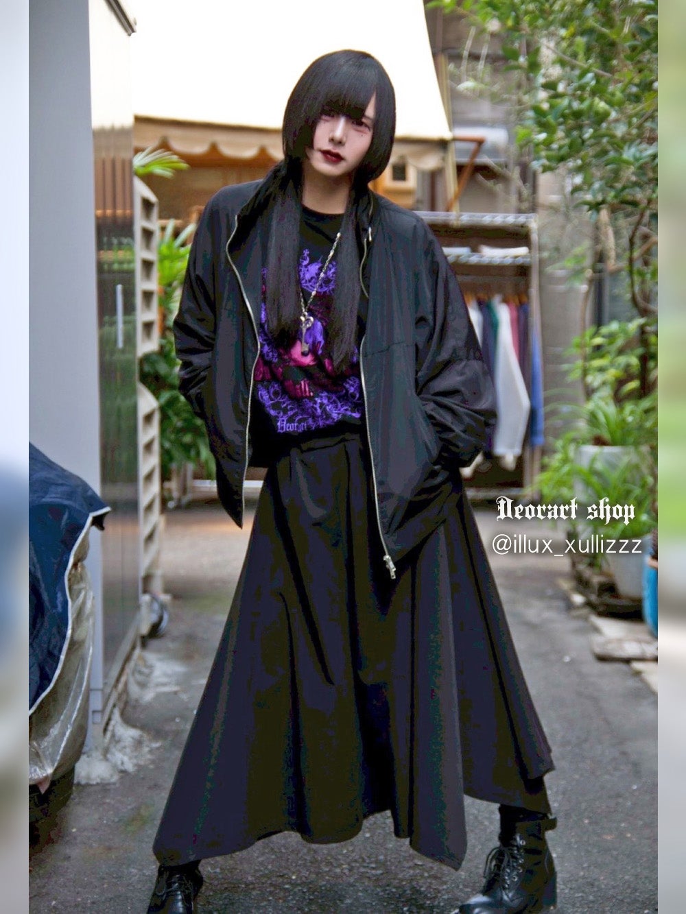 Deorart,ディオラート,Tシャツ,長袖,ロンT,ゴスパン,Y2K,V系,ヴィジュアル系,地雷系,パンクロック,emo,rock,fashion