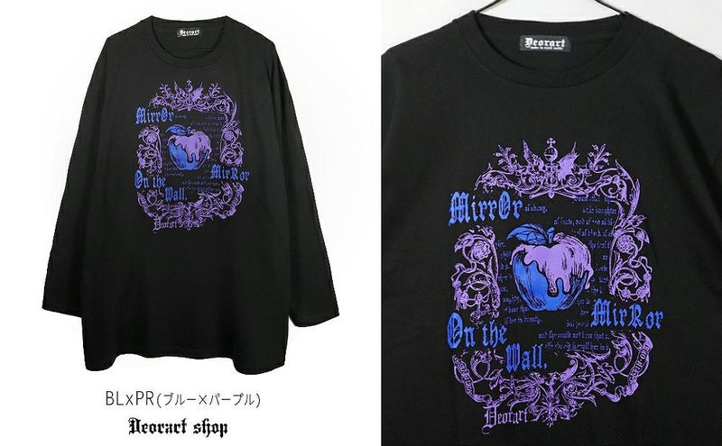 Deorart,ディオラート,Tシャツ,長袖,ロンT,ゴスパン,Y2K,V系,ヴィジュアル系,地雷系,パンクロック,emo,rock,fashion