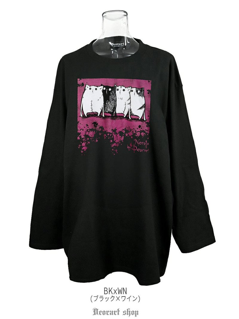 Deorart,ディオラート,Tシャツ,長袖,ロンT,ゴスパン,Y2K,V系,ヴィジュアル系,地雷系,パンクロック,emo,rock,fashion