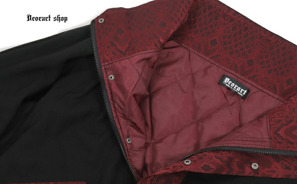 Deorart,ディオラート,冬コート,アウター,V系,ヴィジュアル系,ホスト,バンド,着物袖,和装,トンビコート,神父,エクソシスト,ジャケット,吸血鬼,ヴァンパイア,通販, Y2K,Vkei,anime,goth,emo,fashion,japan,kimono,ninjya,geisha,,Jrock