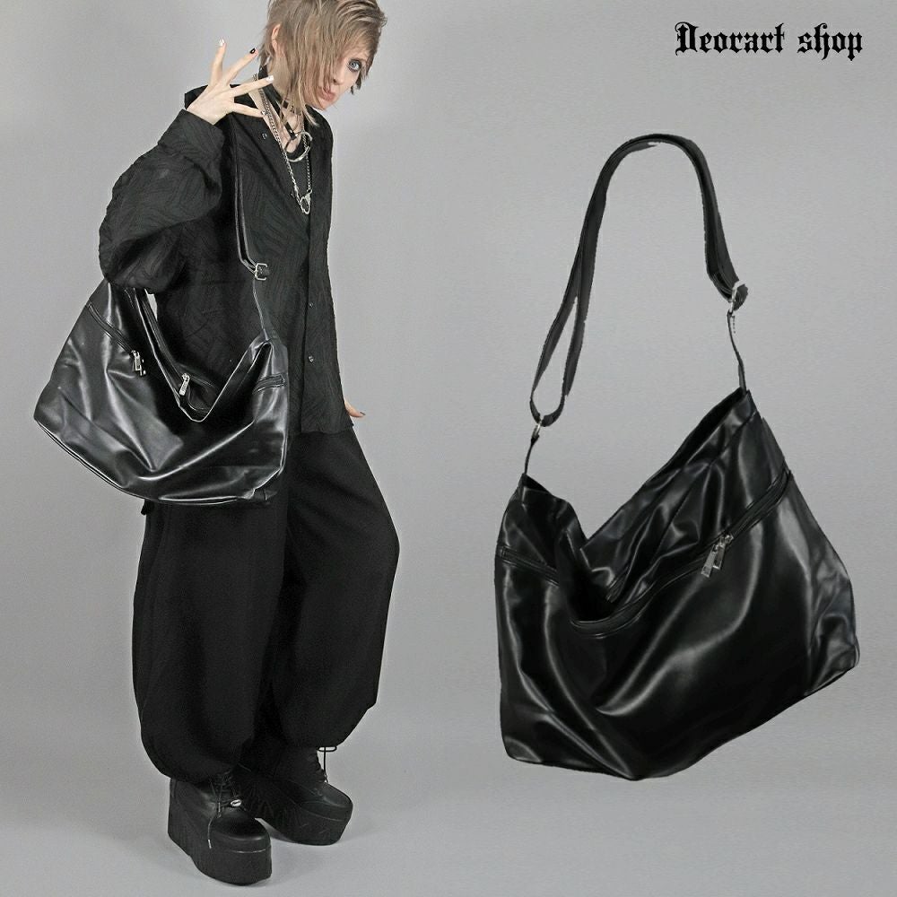 BY3064 ジップデザイン フェイクレザー ショルダーバッグ | Deorart shop