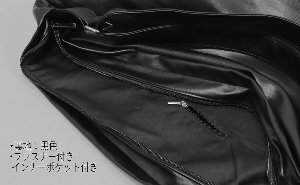 BY3064 ジップデザイン フェイクレザー ショルダーバッグ | Deorart shop