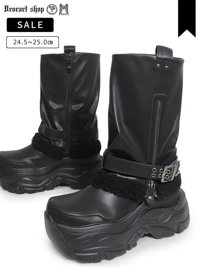 Deorart,ディオラート,通販,厚底ブーツ,ブーツ,レディース,ボア,秋冬,ロングブーツ,かわいい,20代,30代,40代,平成ファッション,Y2K