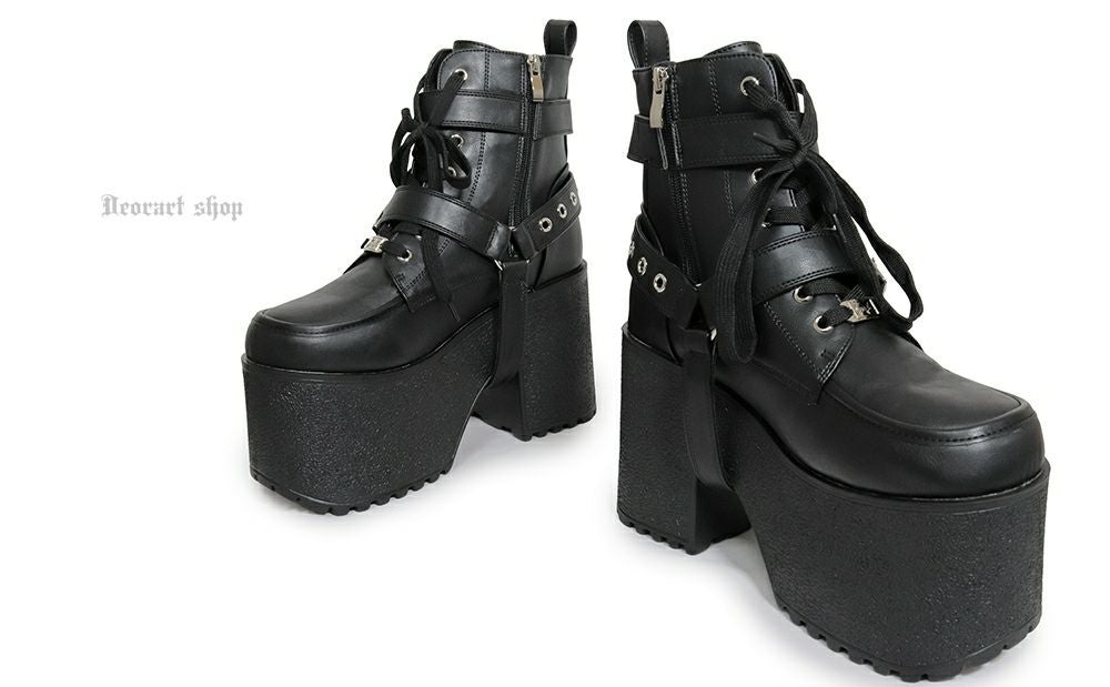 Deorart,ディオラート,厚底ブーツ,ブーツ,原宿系ファッション,ベルト付,通販,20代,30代,40代,V系ファッション,秋冬,レディース,メンズ