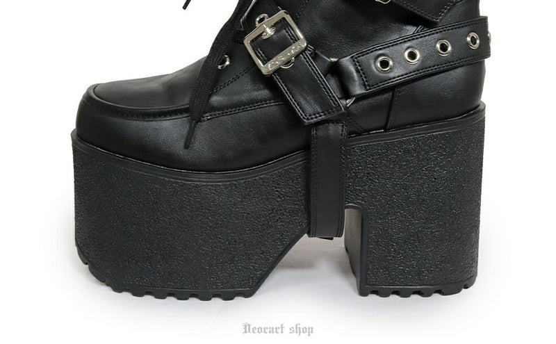 Deorart,ディオラート,厚底ブーツ,ブーツ,原宿系ファッション,ベルト付,通販,20代,30代,40代,V系ファッション,秋冬,レディース,メンズ